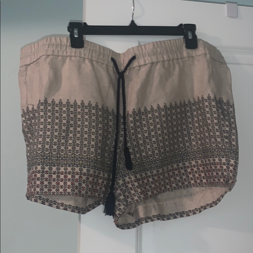 NWT Patterned Loft Drawstring Shorts